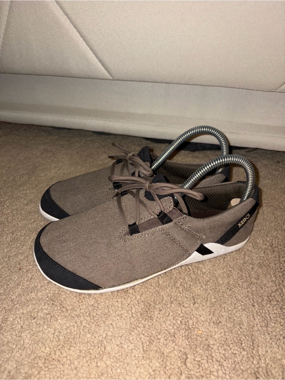 Xero Hana Barefoot Shoes Womens 8 Brown Canvas Minimalist